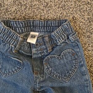 Kids Denim Heart Pocket Jeans